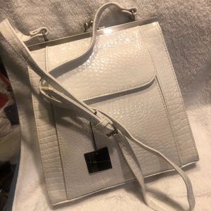 White Genuine Leather